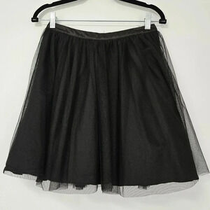 My Michelle Black Tulle Skirt Women's Size‎ 5 Knee Length A Line Party